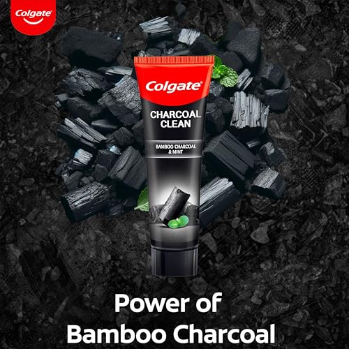 Colgate Charcoal Clean Deep Clean Oral Care Toothpaste, Bamboo Charcoal and Mint (Black Gel) 240g Saver Pack - Image 6
