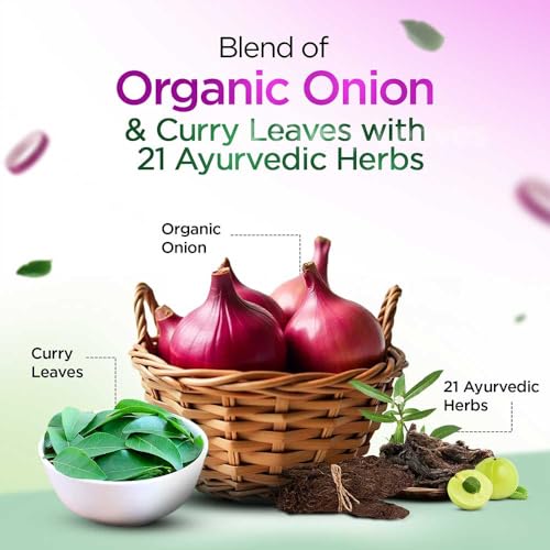 Kesh King Scalp and Hair Medicine Organic Onion Shampoo with Curry Leaves 1L - Image 2