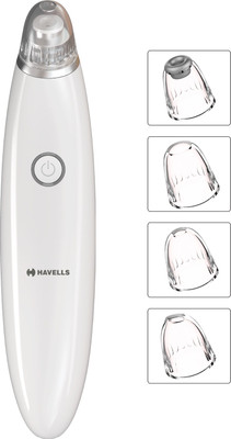 HAVELLS Pore Cleanser - SC5060, Blackhead/ Whitehead Remover, 3 Suction Modes - Low/ Medium/ High, Fast Charge Facial Cleanser System & Brush - Image 2