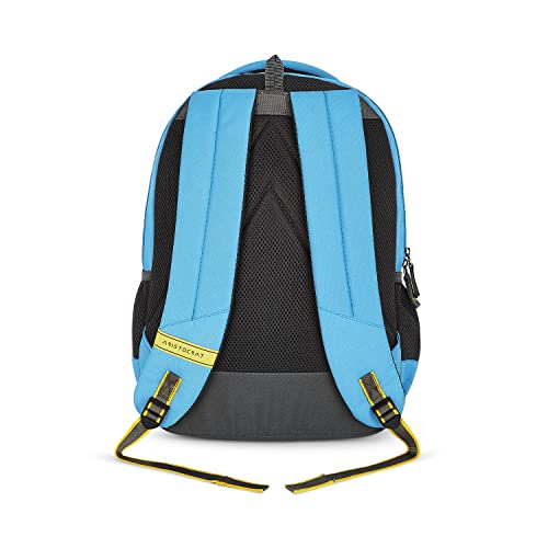 Aristocrat Cosmic 26L Polyester Light Blue 2 Compartment Backpack - Image 3