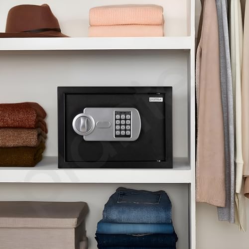 Plantex 23 Litre Safe Locker for Home/Electronic Safety Locker with Master & User PIN Code Access with Emergency Key/Hotel Safe Box/2 Years Warranty By Plantex - Black - Image 3