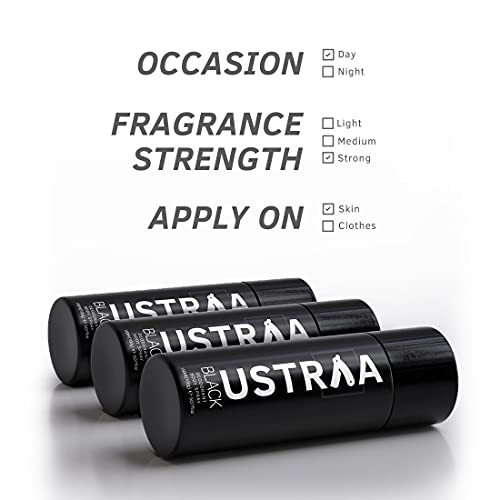Ustraa Black Deodorant for Men
