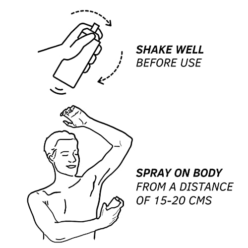 Ustraa Black Deodorant for Men