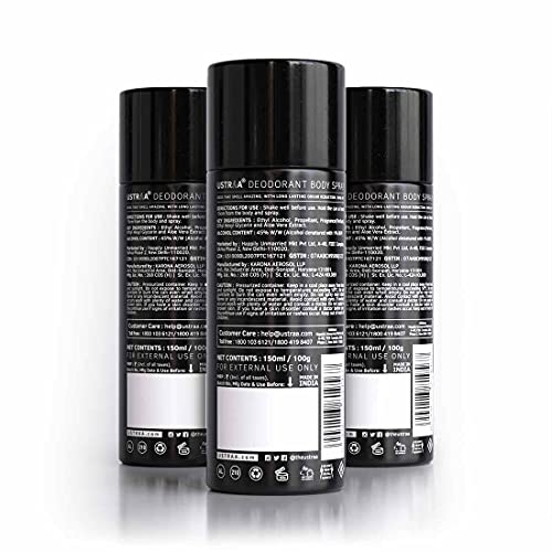 Ustraa Black Deodorant for Men