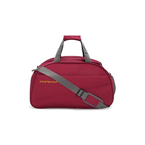 Aristocrat Polyester 50 Cms Small Duffle Bag (Red)