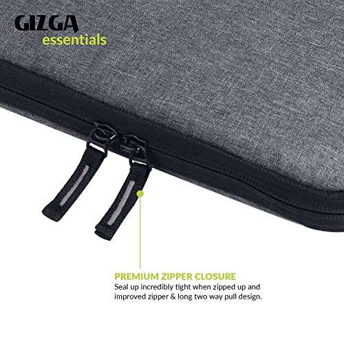 Gizga Essentials Laptop Bag Sleeve Case Cover Pouch for 13.3 Inch Laptop MacBook, Free Accessories Pouch, Water Repellent, Ultra-Light, Easy Carry, Office Bag for Men & Women, Prevents Scratches-Grey - Image 4