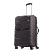 Aristocrat Liberty Medium (Check-in) Trolley Bag, 68Cm | Combination Lock | 8 Wheels | 3 Years International Warranty | New Saddle Brown