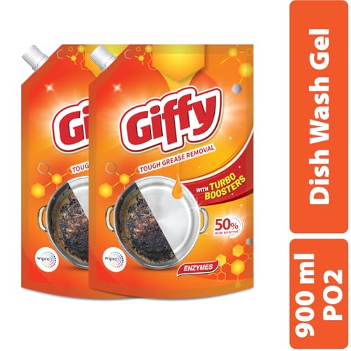 Giffy Liquid Dishwash Gel 900ml