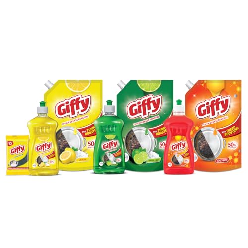 Giffy Liquid Dishwash Gel 900ml