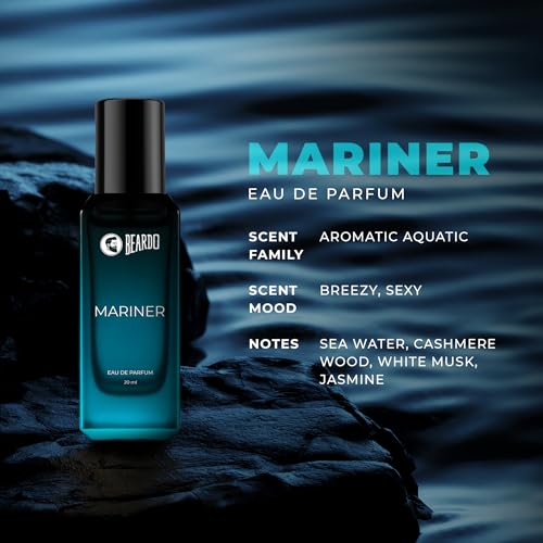 Beardo The Elite Collection- Whisky Smoke,Mariner, Legend & Don Perfume for Men (20ml x 4) | Long Lasting Fragrance | Long Lasting Perfume for Men | Gift for Men | Gift for Friend - Image 5