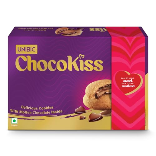 Unibic Choco Kiss | Limited Edition Choco Filled Cookies | Chocolate Delight | Perfect Gift | 500Gm