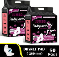 Padycare Jumbo XL Maxi Care Dry Comfort Sanitary Pad(Pack of 80) - Image 3