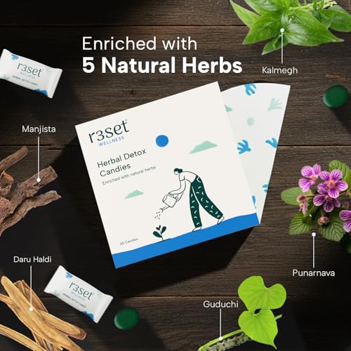 R3SET Detox Candy | 100% Natural Ingredients, Zero Calories - Supports Liver Health, Aids Detoxification & Free Radical Elimination | Stress Reliever - 30 Herbal Candies for Cleansing and Wellness - Image 4