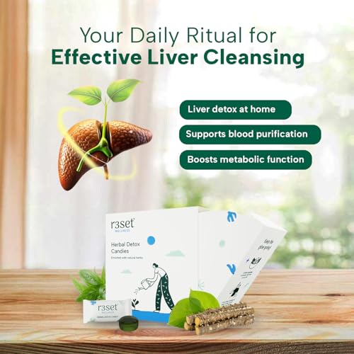 R3SET Detox Candy | 100% Natural Ingredients, Zero Calories - Supports Liver Health, Aids Detoxification & Free Radical Elimination | Stress Reliever - 30 Herbal Candies for Cleansing and Wellness - Image 6
