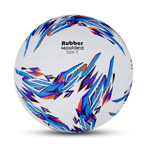 Nivia Combo Storm 2.0 Football (Size - 5, White/Blue) with Ball Pump - Image 4