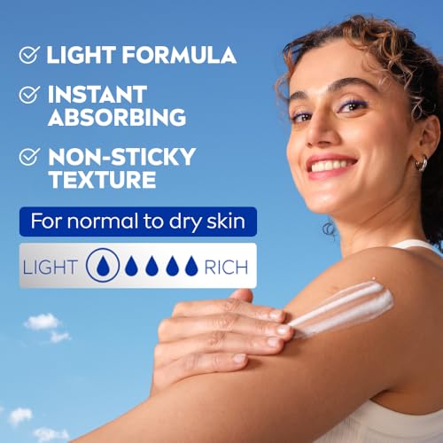 NIVEA Express Hydration Body Lotion, 400ml | 72 H Moisturization & Hydration for Summer | Goodness of Sea Minerals & Deep Moisture Serum | Non Greasy & Healthy Looking Skin |For All Skin Types - Image 6