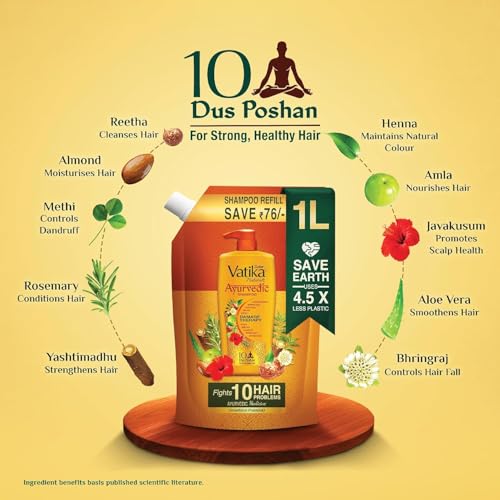 Dabur Vatika Ayurvedic Shampoo Refill