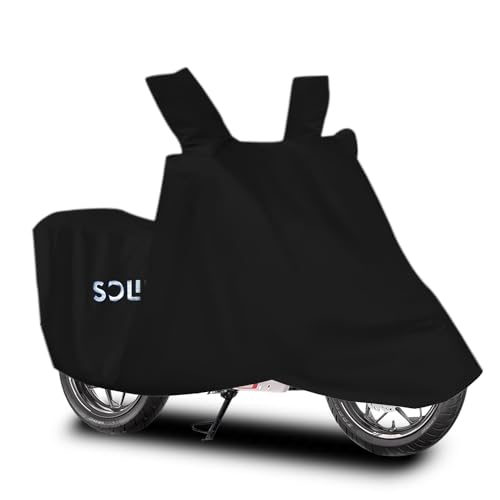 Amazon Brand - Solimo Bike Cover with Carry Bag Compatible with Matter | Water Resistant | Dustproof | UV Protection (Black) - Image 3