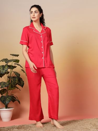 Night Suit for Women's| Solid
