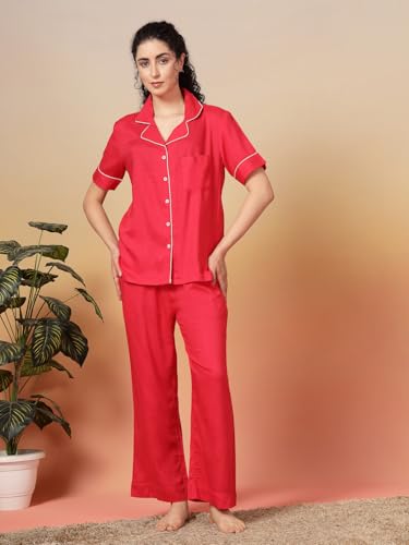 Night Suit for Women's| Solid