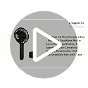 UN1QUE X3 Mini Portable Fan - Powerful Brushless Motor Fan with Large Blades, 3-Speeds, Noise-Canceling Design, Detachable, USB Rechargeable Fan with Base (Black) - Image 2