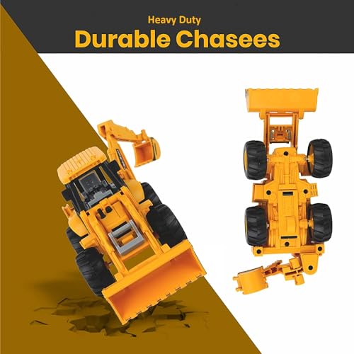 PLUSPOINT Excavator Toy Construction Realistic