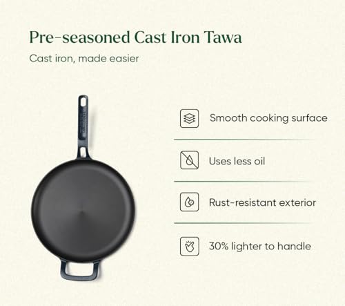Ember Cookware Pre-Seasoned Cast Iron