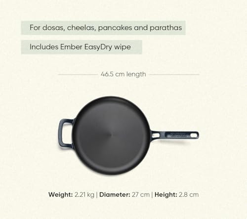 Ember Cookware Pre-Seasoned Cast Iron