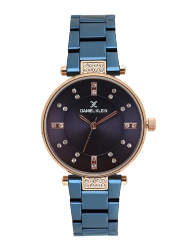 Daniel Klein Analog Blue Dial Women's Metal Watch-Dk11328-5