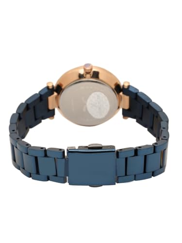 Daniel Klein Analog Blue Dial Women's Metal Watch-Dk11328-5 - Image 5