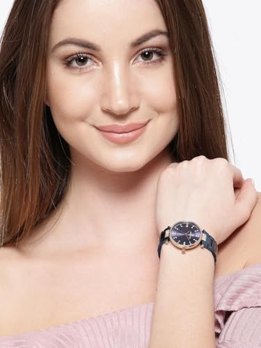 Daniel Klein Analog Blue Dial Women's Metal Watch-Dk11328-5 - Image 6