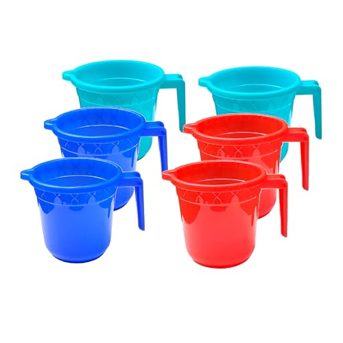 Plastic Bathroom Mug (Pack of 6)