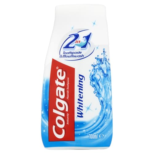 Colgate Whitening 2 in 1 Toothpaste and Mouthwash 100 mL
