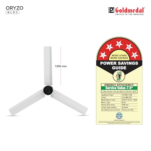 Goldmedal ORYZO BLDC 1200mm BEE