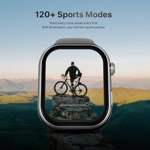 Fire-Boltt Brillia Smart Watch 2.02” Super AMOLED Display, Bluetooth Calling, SpO2, Heart Rate Monitor, 120+ Sports Modes, Fitness Tracker, Voice Assistant, Smart Watch for Man & Women– Grey - Image 5