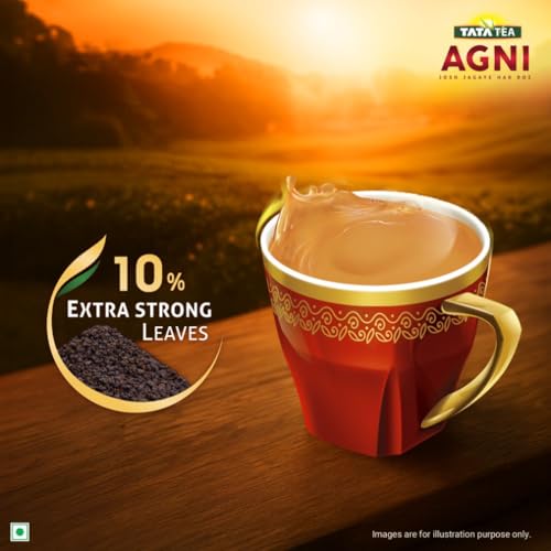 Tata Tea Agni 1kg, Strong Chai With 10% Extra Strong Leaves, Black Tea - Image 4