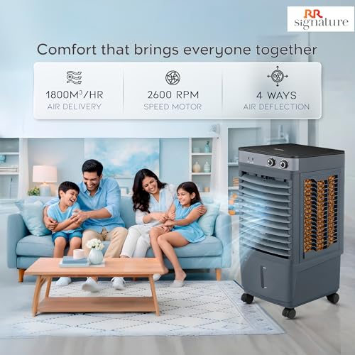 RR Signature WINCHILL CH Personal Air Cooler 50 LTR 【Dark Grey】 - Image 4