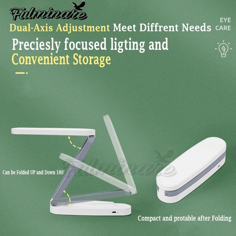 Fulminare Plastic LED Desk Lamp Dimmable Reading Table Lamp with USB Charging Port 3 Colour Mode,Touch Control Eye Caring, Desk for Study, Work (Pawn), Assorted - Image 7