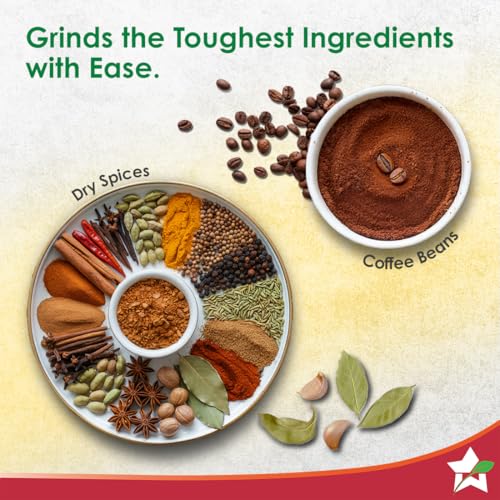 Wonderchef Nutri-blend Activ Mixer Grinder Blender, Smoothie Maker, 500W 22000 RPM 100% Full Copper Motor, 2 Unbreakable Jars, SS Blades, 2 Year Warranty, Recipe book by Chef Sanjeev Kapoor, Red - Image 4