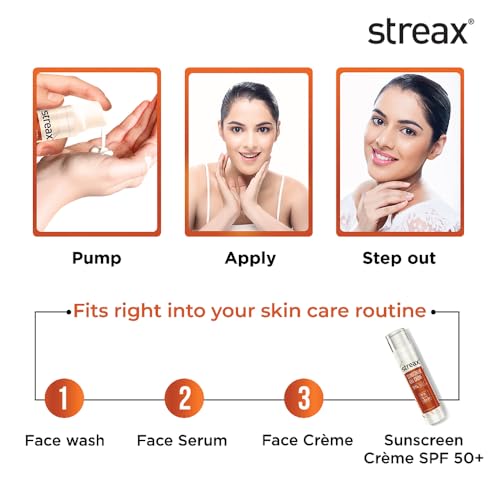 Streax Sunscreen Gel Crème SPF 50 PA+++, 50g | 3% Niacinamide | Serum Infused Sunscreen | Non-Oily, No White Cast | Hydrating & Brightening - Image 7