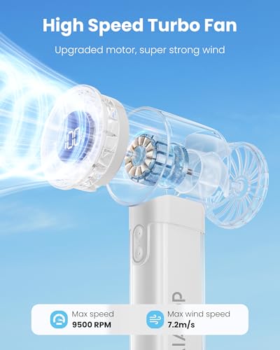 Gaiatop Portable Handheld Turbo Fan