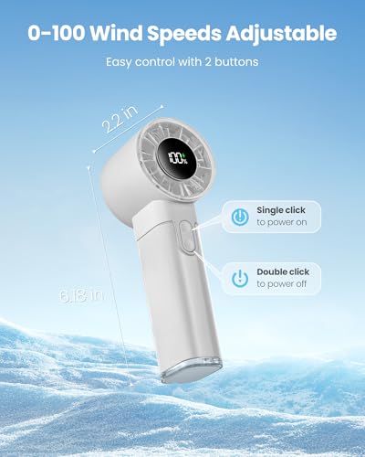 Gaiatop Portable Handheld Turbo Fan