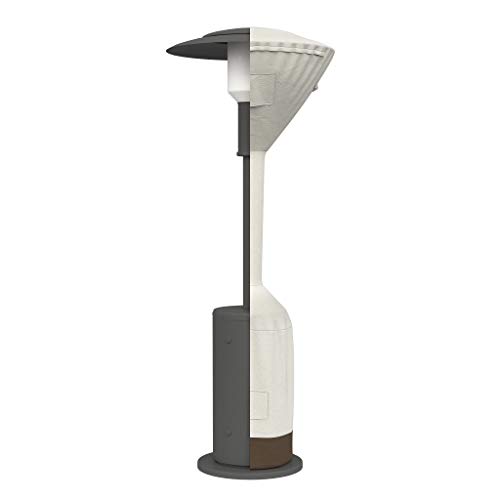 AmazonBasics Standup Patio Heater Cover | Height: 95 inch, Dome Diameter: 34 inch, Round Base Diameter: 18.5 inch | Polyester | White - Image 4