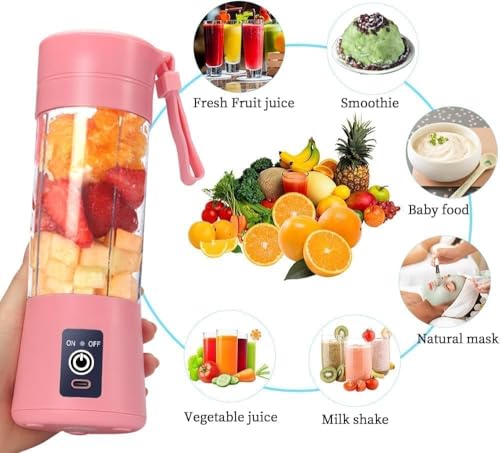 Portable 6-Blade Juicer Blender