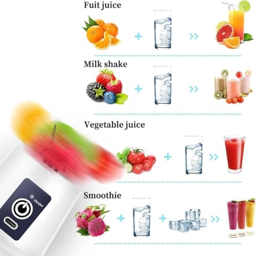 Portable 6-Blade Juicer Blender