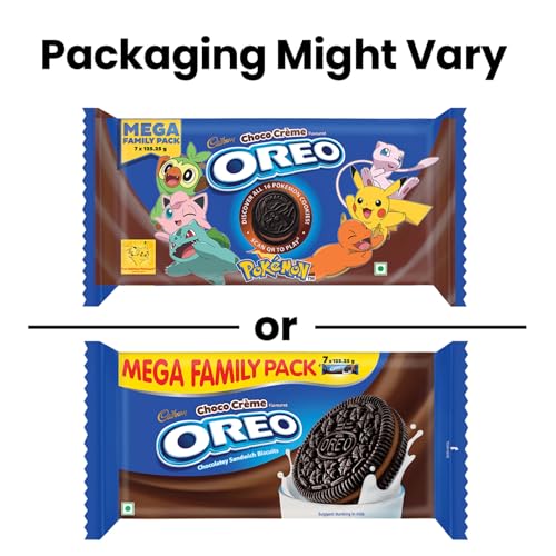 Cadbury Oreo Chocolate Flavour Crème Sandwich Biscuit, 876.75 g - Image 4