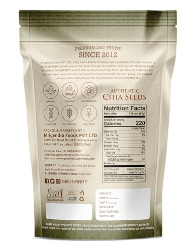 Greenfinity Chia Seeds 1kg