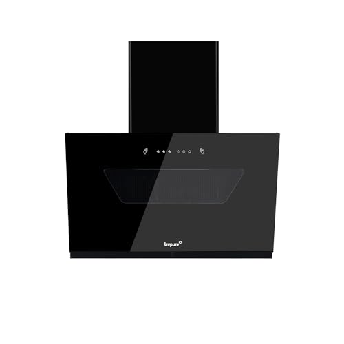 Livpure Emerald Neo 90 Cm 1400 m3/hr Slant |Filterless Auto-Clean Kitchen Chimney with oil collector|10 Year Warranty On Motor (2 Year Comprehensive) by Livpure, (Touch And Gesture Control, Black)