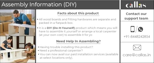 Callas ST-40 Wooden Study Table with Hutch & Bottom Storage – Multi-Purpose Office Desk for Laptop, Computer, Writing & Study – Durable Engineered Wood Workstation for Home & Office (Walnut, ST-40) - Image 6