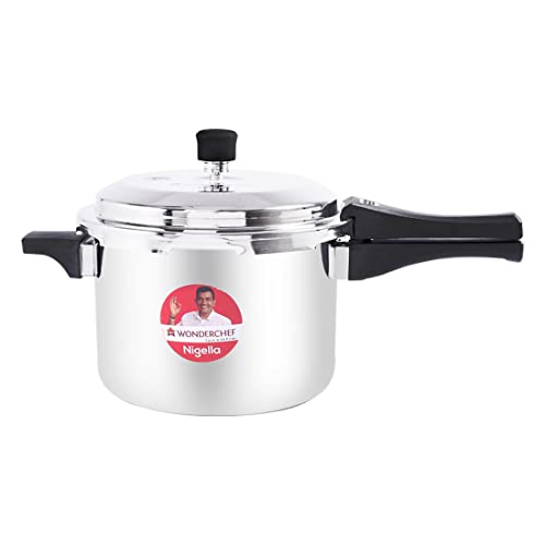 Wonderchef Nigella Tri-Ply Outer Lid Pressure Cooker 5L, 5 Years Warranty